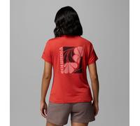 Columbia - Camiseta técnica con estampado Parsons Point™ - Rojo - Talla S - Mujer