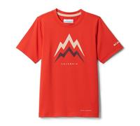 Columbia Camiseta técnica de Manga Corta Tech Trail Utility de Manga Corta para niños, súper sonica/energética, Talla L
