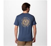 Camiseta Columbia Kwick Hike Back Graphic manga corta azul marino - M