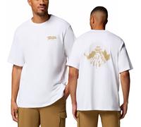 Columbia - Camisetas - CSC Heavyweight Back Graphic Tee White Heritage - Talla XS - Blanco Blanco XS