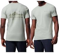 Columbia - Camisetas - Rapid Ridge Back Graphic Tee II Safari Heavenly Horizons - Talla L - Verde Verde L