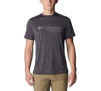 Columbia Camisetas/tanques Top para hombre-M Titan Pass™ Graphic Tee Black, CSC Titanium Graphic L