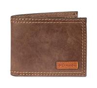 Columbia Sportswear, Cartera plegable con bloqueo RFID, Marrón (Dark Tan), talla única para hombre