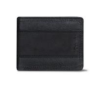 Columbia Cartera plegable para hombre, múltiples ranuras para tarjetas, ventana de identificación, negro de dos tonos, Talla única, Cartera plegable para uso diario, múltiples ranuras para tarjetas,