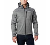 Columbia Cascade Ridge 2 Softshell, Chaqueta De Softshell Cortavientos Hombre, Charcoal Heather, XL