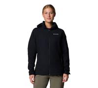 Columbia Cascade Ridge Softshell, Chaqueta De Softshell Cortavientos Mujer, Black, XS