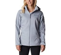 Columbia Cascade Ridge Softshell, Chaqueta De Softshell Cortavientos Mujer, Tradewinds Grey Heather, XL