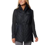 Columbia Copper Crest 2 Mid Chaleco Acolchado para el Cuerpo, Negro, XL para Mujer