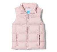 Columbia Chaleco acolchado para jóvenes, chaleco acolchado, calentador de cuerpo, rosa mineral, talla XL