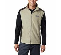 Columbia Steens Mountain Vest Chaleco Polar, Tusk/Buffalo, S para Hombre