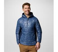 Columbia - Chaqueta acolchada híbrida con capucha Powder Pass™ - Azul - Talla L - Hombre