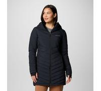 Columbia - Chaqueta aislante de largo medio con capucha Joy Peak™ II - Negro - Talla L - Mujer