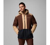 Columbia Point Park 2 - Chaqueta aislante para hombre, chaqueta de invierno, negro, tabaco, canoa, talla XL