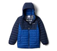 COLUMBIA Chaqueta de montaña 'Powder Lite II' marino / azul cobalto / blanco, Talla 128