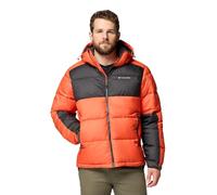 Columbia Chaqueta con capucha Pike Lake 2 para hombre, chaqueta acolchada con capucha, Zing, Shark, XL