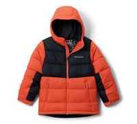 Columbia Chaqueta con capucha Pike Lake 2 unisex para jóvenes, chaqueta acolchada con capucha, Zing, negro, talla XS