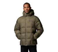 Columbia Chaqueta con capucha Puffect 4 para hombre, chaqueta acolchada con capucha, color verde piedra, talla XXL