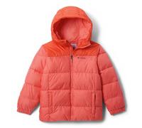 Columbia Chaqueta con capucha unisex para jóvenes, chaqueta acolchada con capucha, coral caliente, Zing, L