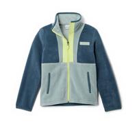 Columbia Chaqueta de forro polar con cremallera completa Back Bowl 2 para jóvenes, unisex, color azul claro, talla M