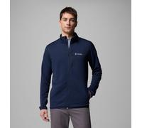 Columbia Essential Hike Grid - Chaqueta de forro polar con cremallera completa para hombre, color azul marino universitario, talla M