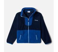 Columbia Youth Unisex Sequoia Grove Full Zip Fleece, Full Zip Fleece Jacket, Collegiate Navy/Mountain Blue, XL