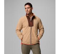 Columbia Sequoia Grove - Chaqueta de forro polar con cremallera completa para hombre, canoa, tabaco, talla S