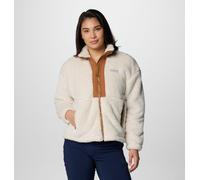 Columbia - Forros polares mujer - Boundless Discovery™ Sherpa Full Zip II Chalk, Camel Brown para Mujer - Talla S - Beige Beige S
