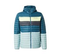 COLUMBIA Chaqueta de montaña 'Powder Pass' azul pastel / azul oscuro / amarillo claro / negro L EUR