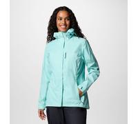 Columbia - Chaqueta de senderismo impermeable Pouring Adventure™ III - Verde - Talla L - Mujer
