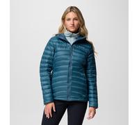 Columbia - Chaqueta fácil de guardar de plumón con capucha Corelite™ - Azul - Talla L - Mujer