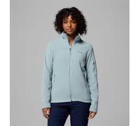 Columbia Chaqueta Fast Trek 2 para mujer, chaqueta de forro polar con cremallera completa, color azul aplastado, talla XXL