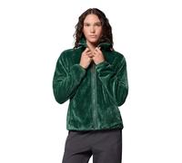 Columbia Chaqueta Fire Side 2 Sherpa con cremallera completa para mujer, chaqueta de forro polar con cremallera completa, bosque lluvioso, talla L