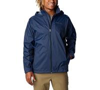 Columbia Glennaker Lake Chaqueta Impermeable para la Lluvia, Hombre, Azul Marino, XXL