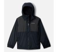 Columbia - Chaqueta impermeable con forro polar Rainy Trails™ II - Negro - Talla L (14-16 a) - Niño