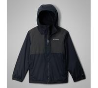 Columbia - Chaqueta impermeable con forro polar Rainy Trails™ II - Negro - Talla M (10-12 a) - Niño