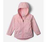 Columbia - Chaqueta impermeable con forro polar Rainy Trails™ III s pequeñas -Rojo - Talla 2T (2 años) - Niña