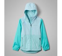 Columbia - Chaqueta impermeable de forro polar Rainy Trails™ III -Verde - Talla L (14-16 a) - Niña