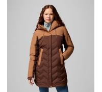 Columbia - Chaqueta impermeable de plumón y largo medio con capucha Mountain Croo™ III - Marrón - Talla XL - Mujer