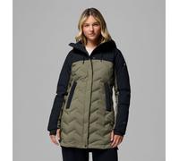 Columbia - Chaqueta impermeable de plumón y largo medio con capucha Mountain Croo™ III - Verde - Talla M - Mujer