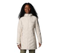Columbia Chaqueta Larga con Capucha Heavenly Acolchada, Gris Oscuro, M para Mujer