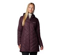 Columbia Chaqueta Larga con Capucha Heavenly Acolchada, Moonvista, XS para Mujer