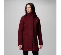 Columbia - Chaqueta larga de forro polar sherpa Panorama™ - Rojo - Talla M - Mujer