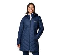 Columbia Chaqueta Larga y Acolchada con Capucha para Mujer, Heavenly