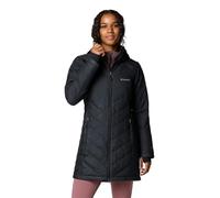 Columbia Chaqueta Larga y Acolchada con Capucha para Mujer, Heavenly