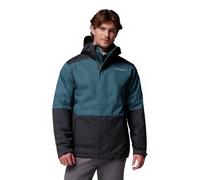 Columbia Chaqueta Point Park Interchange para hombre, abrigo de invierno 3 en 1 Interchange, Everblue, Shark, XL