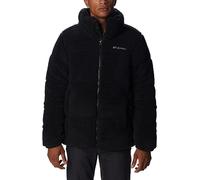 Columbia Chaqueta Sherpa Puffect para hombre, color negro, talla M