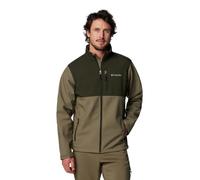 Columbia Chaqueta Softshell Ascender para hombre, Verde piedra/verde, Large