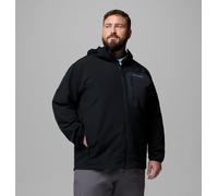 Columbia - Chaqueta softshell con capucha Tall Heights™ III - Talla grande - Negro - Talla 4X - Hombre