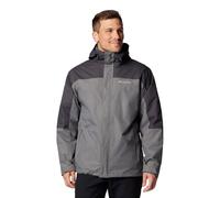 Columbia Chaqueta Tunnel Falls 2 Interchange Abrigo de Invierno Intercambiable 3 en 1, City Grey/Shark, S para Hombre