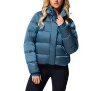 Columbia - Chaquetas Mujer - Amaze Puff Hooded Jacket Everblue High Shine para Mujer - Talla M - Azul Azul M